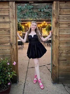 green emerald velvet dress Julia Lace-Up Corset Slit A-Line Formal Dress main image 0